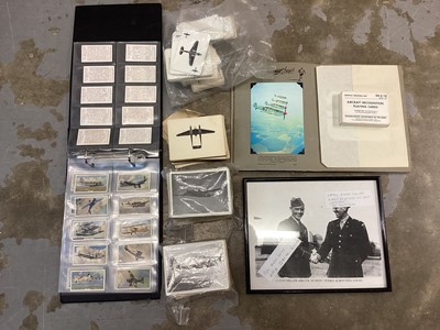 Lot 786 - Collection of Second World War Aircraft identification cards, RAF related stamp covers and other ephemera (1 box)