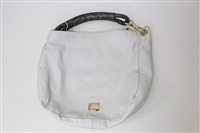 Lot 3032 - Jimmy Choo white leather Sky hobo bag with...