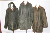 Lot 3037 - Two Gentlemen's vintage countrywear Barbour...