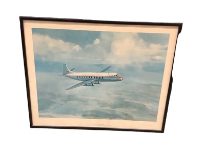 Lot 137 - Aeronautical interest: a set of four pencil signed limited editions prints by Edmund Miller, each framed