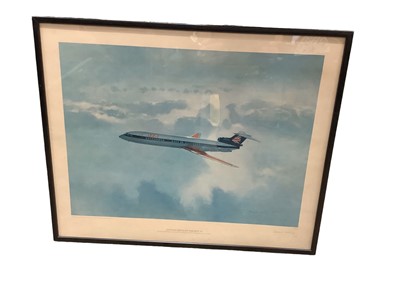 Lot 137 - Aeronautical interest: a set of four pencil signed limited editions prints by Edmund Miller, each framed