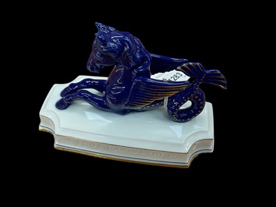 Lot 1283 - Herend model of a Hippocampus, the base inscribed The Royal Tournament 1996