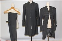 Lot 3043 - Gentlemen's black wool frock priest coat, in...