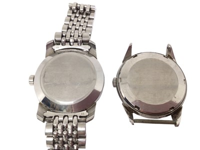 Lot 190 - 1960s Omega Automatic Seamaster stainless steel wristwatch together with a 1960s Tissot Seastar Automatic wristwatch (2)