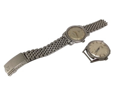 Lot 190 - 1960s Omega Automatic Seamaster stainless steel wristwatch together with a 1960s Tissot Seastar Automatic wristwatch (2)