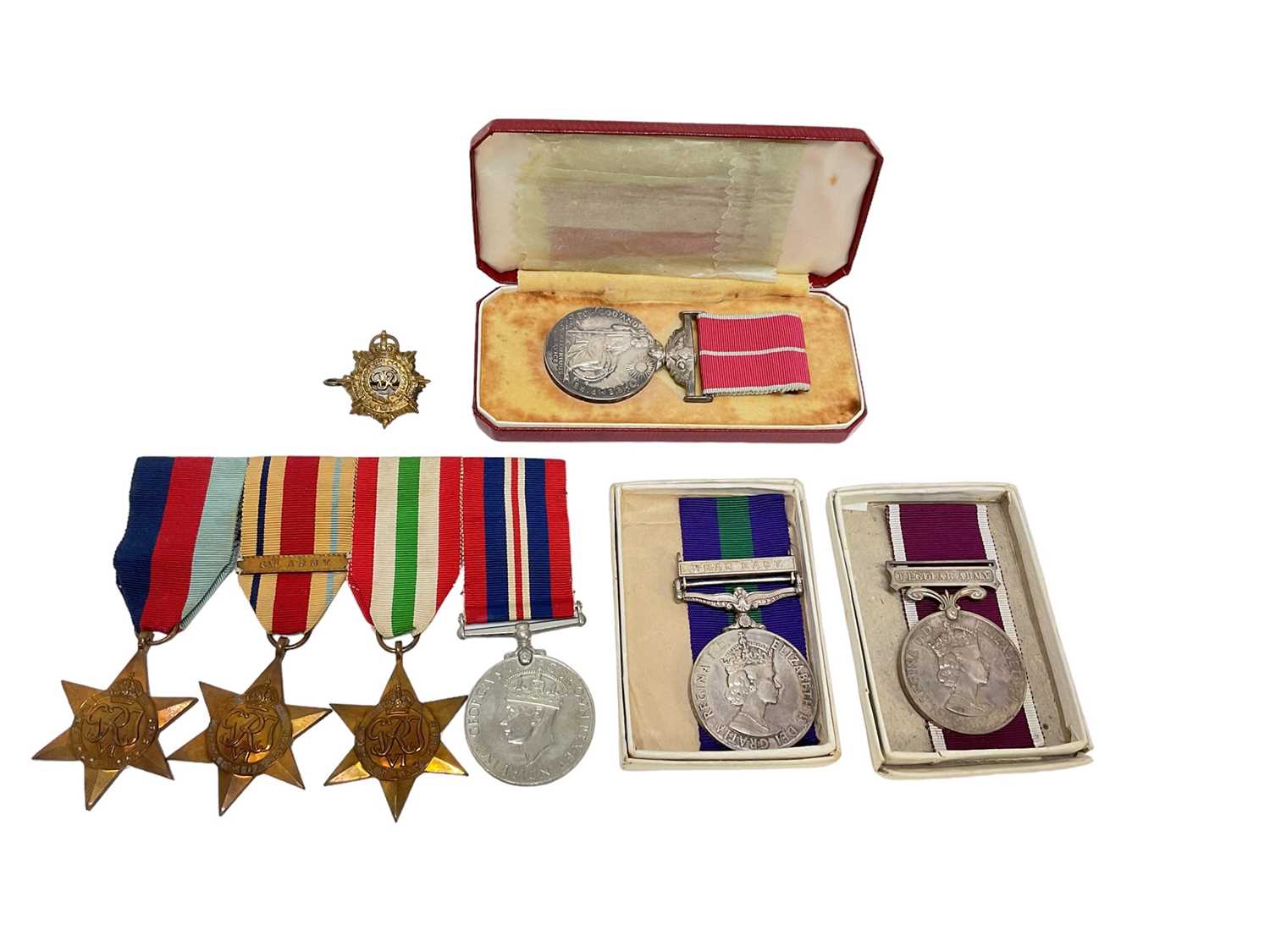 Lot 822 Second World War and later medal group