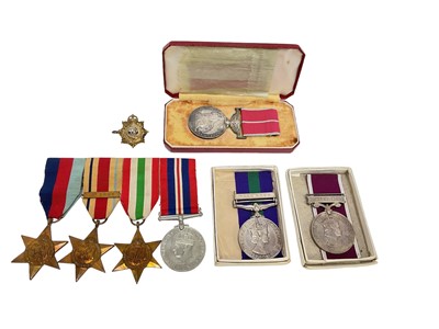 Lot 822 - Second World War and later medal group comprising Elizabeth II British Empire Medal