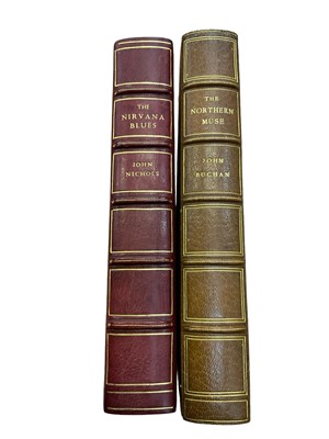 Lot 1644 - John Buchan (editor) - The Northern Muse, An Anthology of Scots Vernacular Poetry, limited edition 53/150, signed by Buchan, in fine binding by Rumpus of Oxford Street, together with John Nichols -...