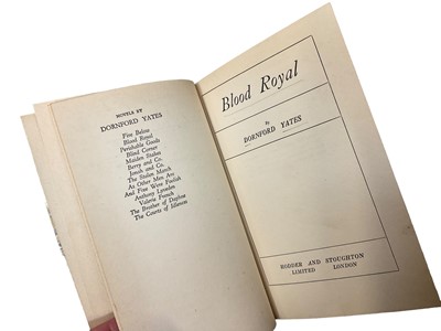 Lot 1645 - Decorative bindings, including Goldsmith - Vicar of Wakefield, illustrated by Hugh Thomson, 1892 reprint, Captain Marryat, The Mission, 1882 new edition, also Dornford Yates - Blood Royal, 1930 rep...