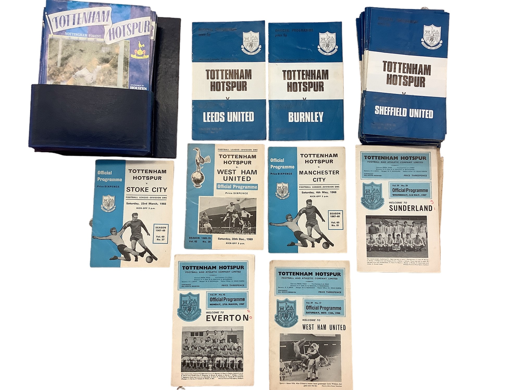 Lot 1512 - Collection of Tottenham Hotspur football