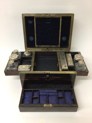 Lot 119 - Coromandel toiletry box