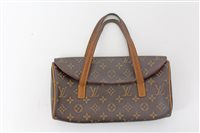 Lot 3057 - Louis Vuitton vintage handbag, leather handles,...