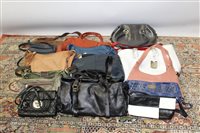 Lot 3059 - Selection of mainly leather handbags, some as...