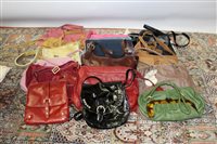 Lot 3060 - Selection of mainly leather handbags - some as...