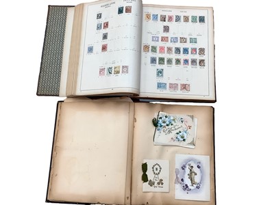 Lot 1474 - Stamps world selection of early material in old albums including some early imperfs plus an album of greeting cards