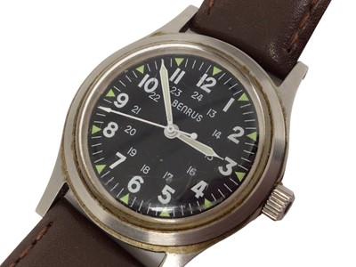 Lot 187 - Benrus commemorative military re-issue wristwatch