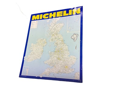 Lot 992 - Michelin British Isles map metal garage sign