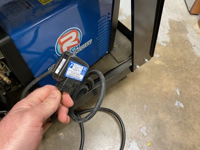 Lot 1004 - R Tech Tig Welder, Plasma Cutter with stand and accessories.