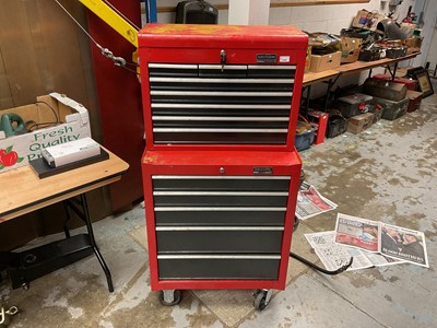 Lot 1005 - Halfords professional tool chest (two height)