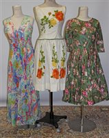 Lot 3069 - Ladies' 1950s and 1960s summer dresses and...