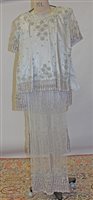 Lot 3074 - Bangladeshi Bride's Silverer wedding dress...