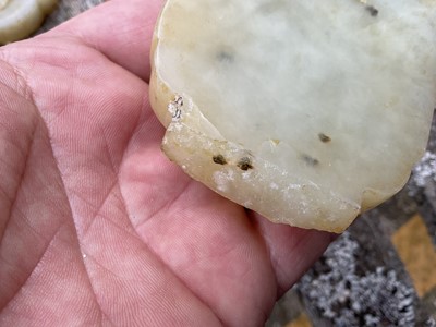 Lot 866 - Fine quality Chinese jade ruyi scepter