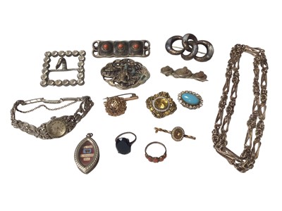 Lot 170 - Group of antique and later jewellery