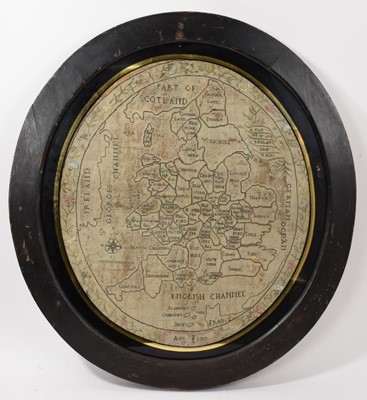 Lot 936 - Regency map sampler of England and Wales