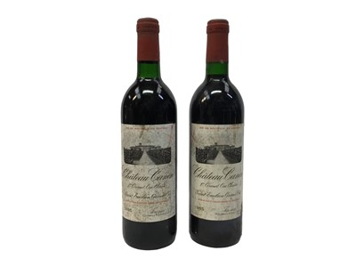 Lot 281 - Two bottles, Chateau Canon 1er Grand Cru Classe Saint-Emilion 1985