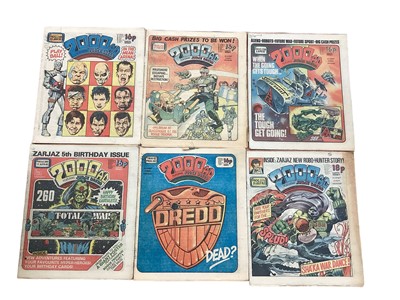 Lot 1520 - Comics selection of 2000AD, 1979 - 1991 period, plus others