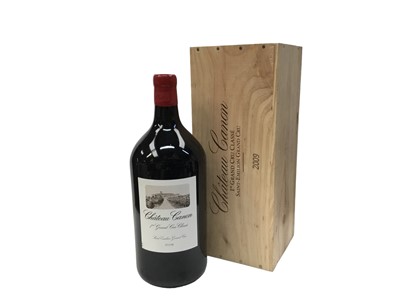 Lot 295 - One double magnum, Chateau Canon 1er Grand Cru Classe, Saint Emilion 2009, (3 litres), owc lacking lid