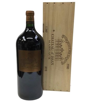 Lot 296 - One Imperial (6 litres), Chateau D'Issan Margaux 2010, owc lacking lid