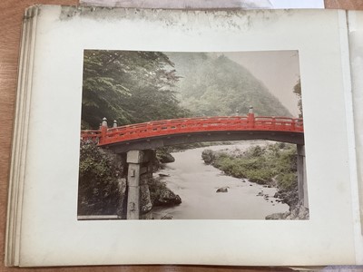 Lot 1525 - Selection of Japanese coloured photographs