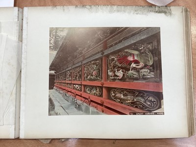 Lot 1525 - Selection of Japanese coloured photographs