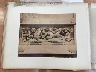 Lot 1525 - Selection of Japanese coloured photographs