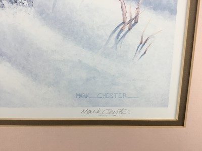 Lot 361 - Mark Chester (b.1960) limited edition signed print- Otters, numbered 172 of 850, in glazed frame