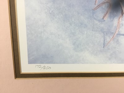 Lot 361 - Mark Chester (b.1960) limited edition signed print- Otters, numbered 172 of 850, in glazed frame