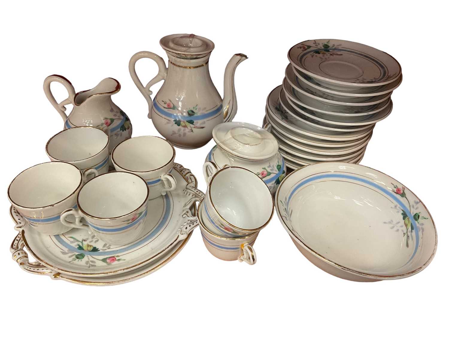 Lot 208 - Extensive French child’s tea set