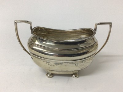 Lot 147 - A silver sugar bowl, Chester 1938