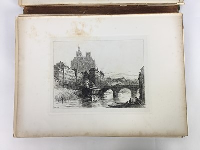 Lot 38 - Ernest George (1839-1922) Etchings on the Mosel, published 1873