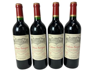 Lot 329 - Four bottles, Chateau Calon-Segur 1995, Grand Cru Classe Saint-Estephe