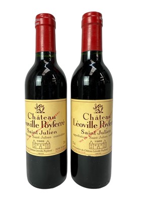 Lot 330 - Two half bottles, Chateau Leoville Poyferre Saint Julien 1989