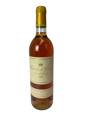 Lot 332 - One bottle, Chateau d'Yquem Sauternes 1990, 750ml.