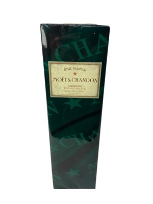 Lot 374 - One bottle, Moët & Chandon Champagne, 75cl., in orignal box and wrapping