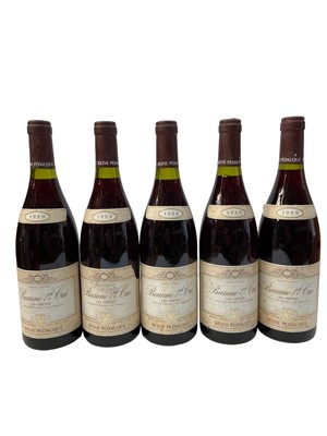 Lot 367 - Five bottles, Beaune 1er Cru Les Greves 1989