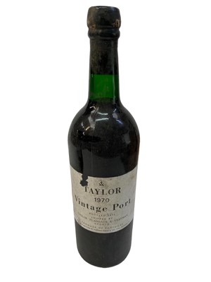 Lot 304 - One bottle, Taylor 1970 Vintage Port, bottled 1972