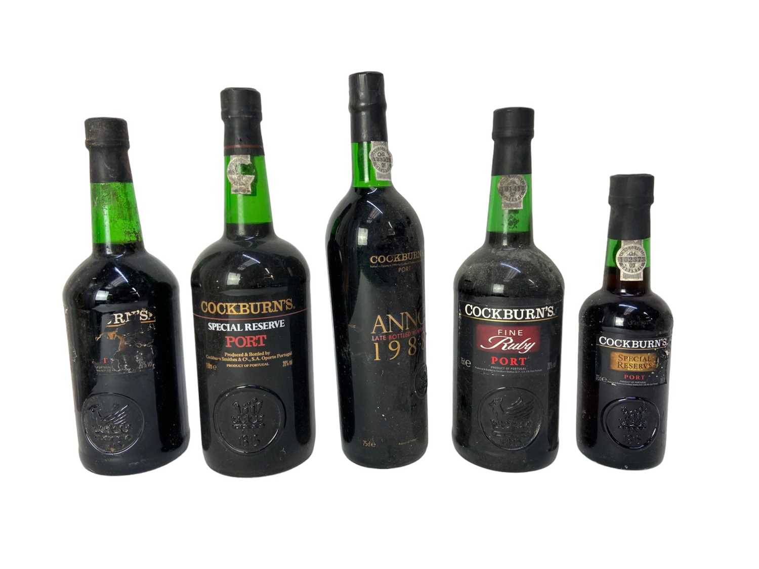 Lot 307 - Ten bottles, Cockburn's port, various