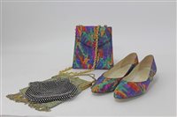 Lot 3107 - Designer handbag and shoes, by Bruno Magli, in...