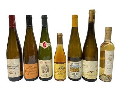 Lot 359 - Nineteen bottles, white wines to include Hagenschlauf Riesling 2009, The Society's Vin D'Alsace 2013, various others and two half bottles of Muscat