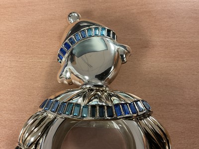Lot 299 - Chopard silver novelty perfume/scent bottle in the form of a clown